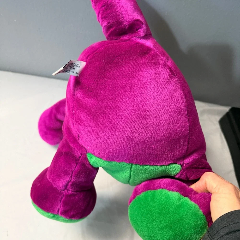 Vintage Barney The Dinosaur Plush Toy Stuffed Animal‎ 1988 Purple Green 20